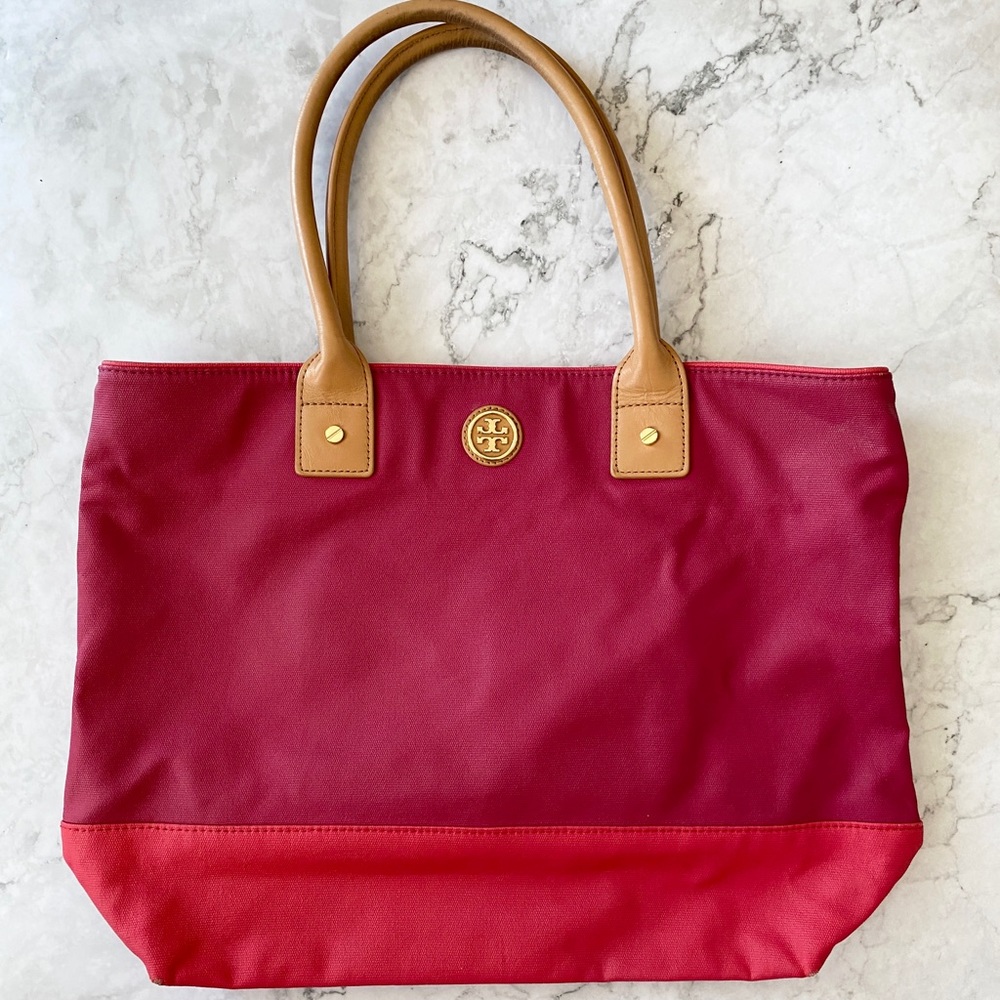 Used 🌺Tory Burch Two-Tone Pink Tote🌺